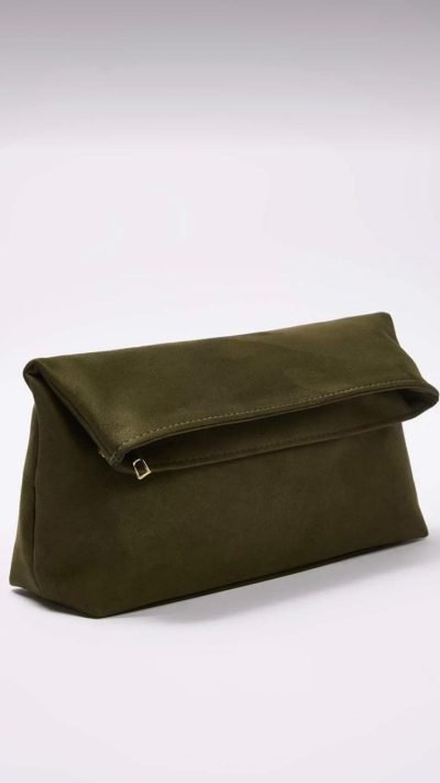 Olive Fold Clutch
